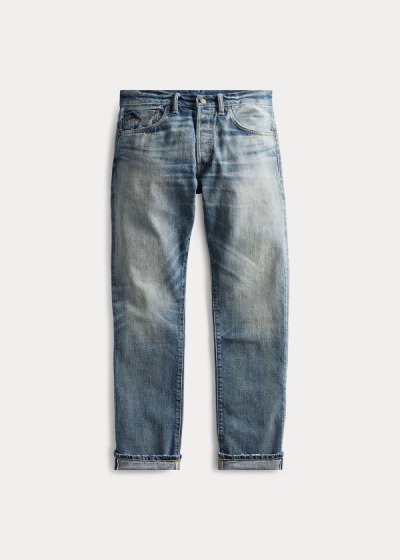 Ralph Lauren Low Straight Selvedge Jeans Herre Danmark (ZHPXR0752)